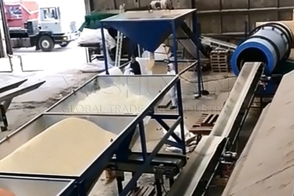 250000 MT NPK fertilizer mixing plant setup