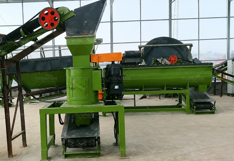 5TPH compost granulation plant design